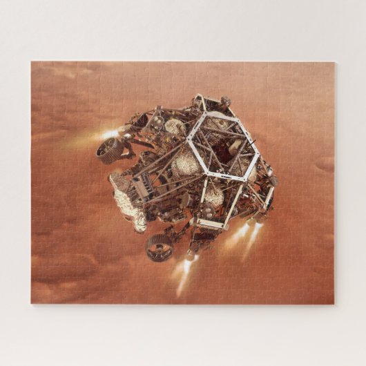 Perseverance Rover vuurt afdaling fase motoren op Legpuzzel (Horizontaal)