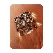 Perseverance Rover vuurt afdaling fase motoren op Magneet (Verticaal)