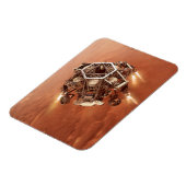 Perseverance Rover vuurt afdaling fase motoren op Magneet (Linkerzijde)