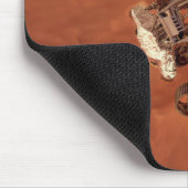 Perseverance Rover vuurt afdaling fase motoren op Muismat (Hoek)