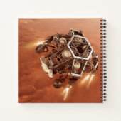 Perseverance Rover vuurt afdaling fase motoren op Notitieboek (Achterkant)