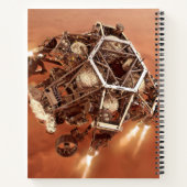 Perseverance Rover vuurt afdaling fase motoren op Notitieboek (Achterkant)