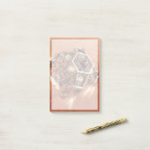 Perseverance Rover vuurt afdaling fase motoren op Post-it® Notes (Op bureau)