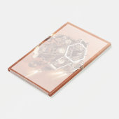 Perseverance Rover vuurt afdaling fase motoren op Post-it® Notes (Schuin)