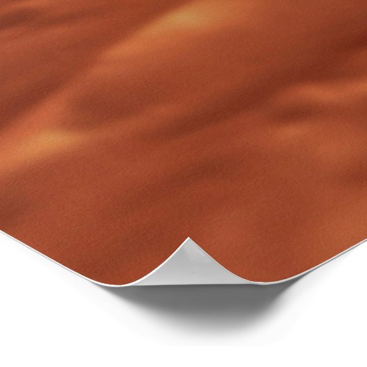 Perseverance Rover vuurt afdaling fase motoren op Poster (Hoek)