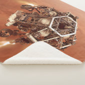 Perseverance Rover vuurt afdaling fase motoren op Sherpa Deken (3/4)