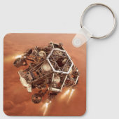 Perseverance Rover vuurt afdaling fase motoren op Sleutelhanger (Achterkant)