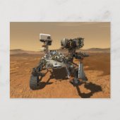 Perseverance Rover werkt op het oppervlak van Mars Briefkaart (Voorkant)