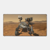 Perseverance Rover werkt op het oppervlak van Mars Bureaumat (Voorkant)