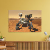 Perseverance Rover werkt op het oppervlak van Mars Canvas Afdruk (Insitu (Woonkamer))