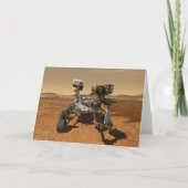 Perseverance Rover werkt op het oppervlak van Mars Kaart (Voorkant)