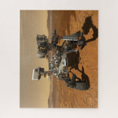 Perseverance Rover werkt op het oppervlak van Mars Legpuzzel (Verticaal)