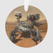 Perseverance Rover werkt op het oppervlak van Mars Ornament (voorkant)