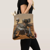 Perseverance Rover werkt op het oppervlak van Mars Tote Bag (Dichtbij)