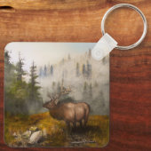 "Perseverance The Elk" Cabin Sleutelhanger (Achterkant)