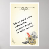 Perseverance Wall Decor, Inspirerend offertes, Poster (Voorkant)
