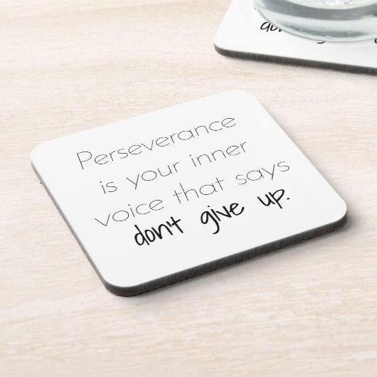 Perseverantie hard plastic Onderzetter (Linkerzijde)