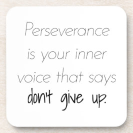 Perseverantie hard plastic Onderzetter