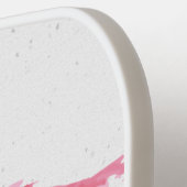 PERSEVERE tekst op rode verf Pickleball Paddle (Links Detail)