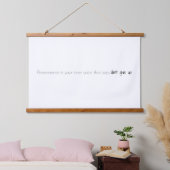 Persevering Wood Aftapmand Hangend Wandkleed (Slaapkamer)