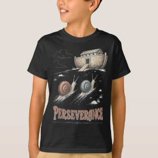 Persevvibesnce Slakken Noahs Ark Christelijk Jezus T-shirt