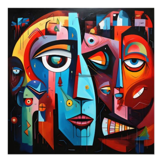 Persexpressionisme Foto Afdruk (Voorkant)