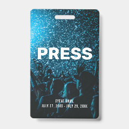 Persfoto PERS Alles Toegangspas Evenement ID Badge