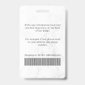 Persfotograaf Pers Journalist Id Kaart Aangepaste Badge (Achterkant)