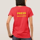 PERSFOTOGRAAF T-SHIRT (Achterkant)