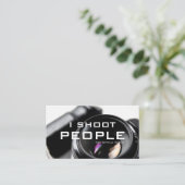 Persfotografie voor fotografen Videografen Visitekaartje (Staand voorkant)