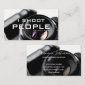 Persfotografie voor fotografen Videografen Visitekaartje (Voorkant / Achterkant)