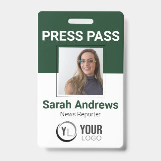 Persfotopas ID-badge Badge