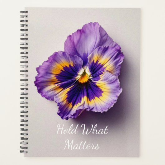 Persgedrukte Bloemherinnering | Sentimenteel Botan Planner (Voorkant)