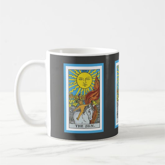  persgiet Het ontwerp van de Sun Tarot-kaart Koffiemok (Links)