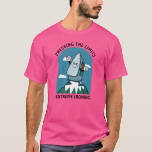 Persgrenzen Extreme Strijken Grappig Strijkijzer T-shirt