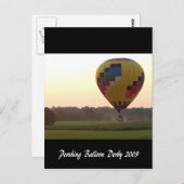 Pershing Balloon Derby 2009 Briefkaart (Voorkant / Achterkant)