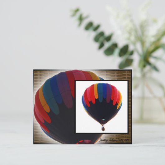 Pershing Balloon Derby 2009 Briefkaart (Staand voorkant)