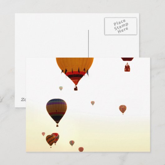 Pershing Balloon Derby 2009 Briefkaart (Voorkant / Achterkant)