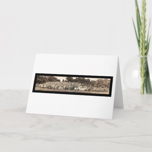 Pershing Family Reunion Foto 1923 Kaart (Voorkant)