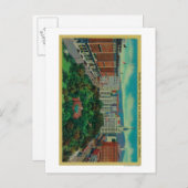 Pershing Square toont de Los Angeles Briefkaart (Voorkant / Achterkant)