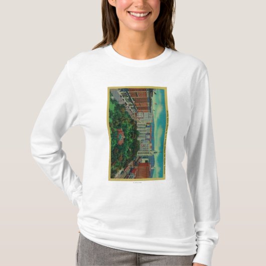 Pershing Square toont de Los Angeles T-shirt (Voorkant)