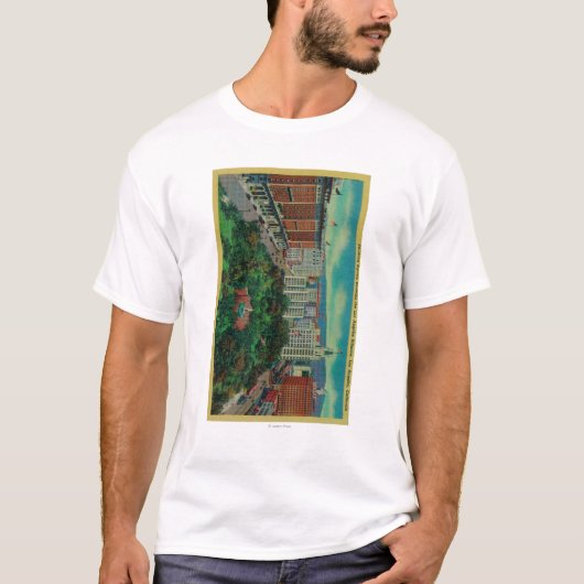 Pershing Square toont de Los Angeles T-shirt (Voorkant)