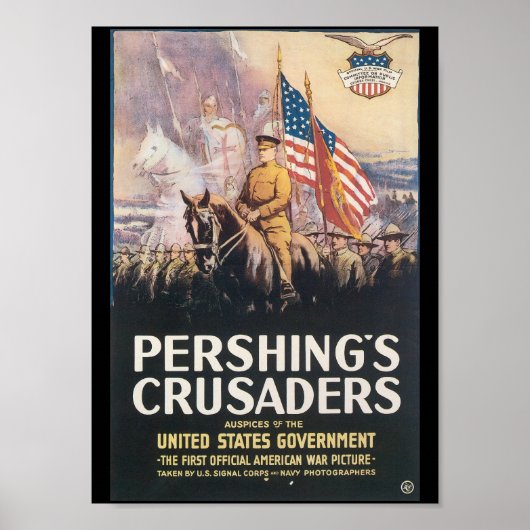 Pershings kruisvaarders Wereldoorlog II Poster (Voorkant)