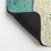 Pershuis geschilderd hout oceanside gestript muismat (Hoek)