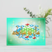 Persi Nieuwjaar Nowruz Mubarak سال نو مبارک Feestdagenkaart (Staand voorkant)