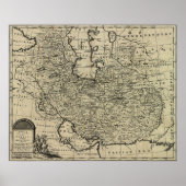 Persia Ancient Map (1747) Poster (Voorkant)