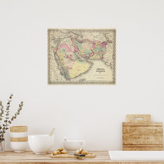 Persia Arabia Poster (Keuken)