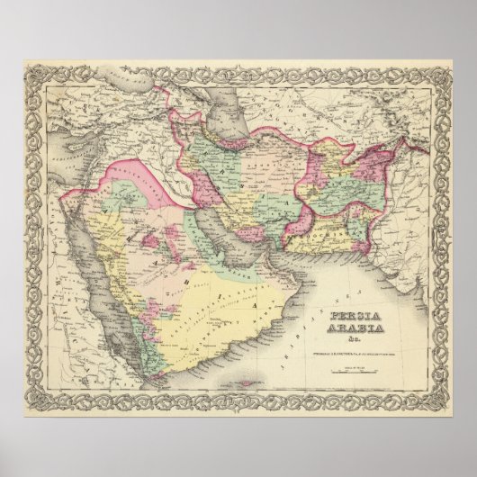 Persia Arabia Poster (Voorkant)