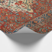 Persia Bijar Royal Red Green  Cadeaupapier (Hoek)