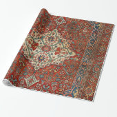 Persia Bijar Royal Red Green  Cadeaupapier (Uitgerold)